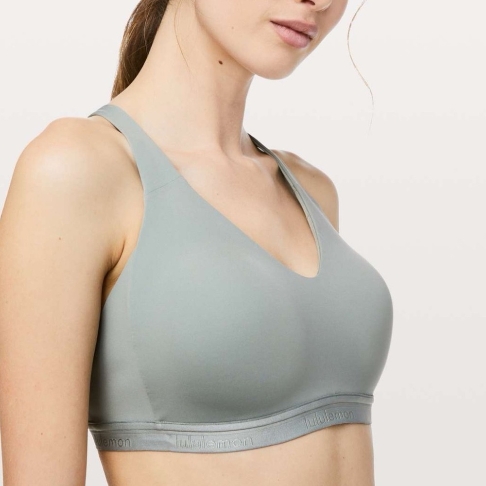 Lululemon Up For It Bra in Pine Grey Size 36C